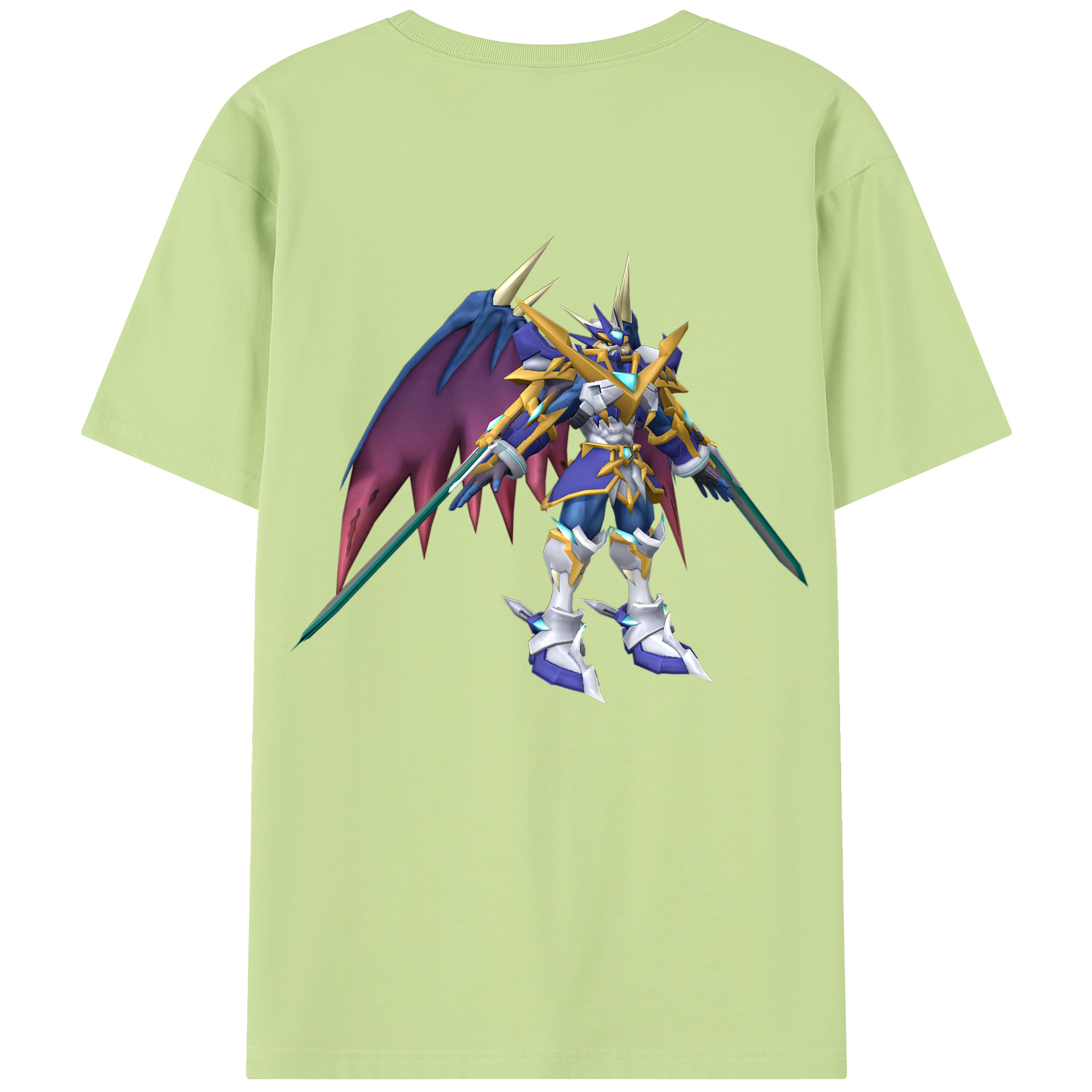 （画像用） Digimon デジタルモンスター/デジモン 綿100％半袖Tシャツ（背面プリント）